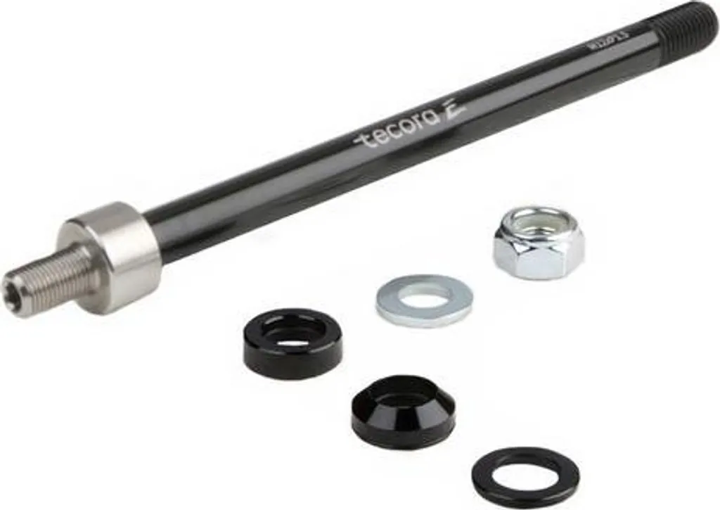 Axe traversant ajustable M12x1,5 Tecora 166-178 mm haute qualité