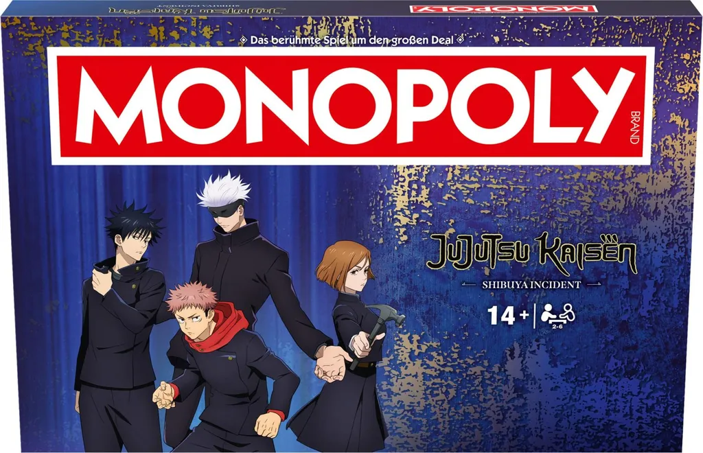 Monopoly Jujutsu Kaisen Saison 2 - Jeu de Plateau Version Allemande