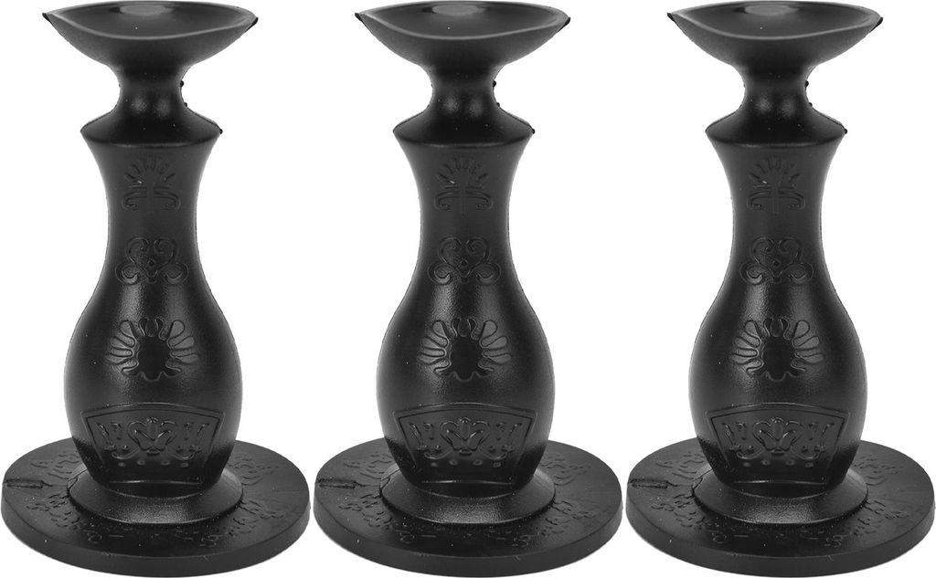 3pcs Waschmaschine Trstopper Vorderlast Waschmaschinenhalter Requisite Gummi fr Familiennutzungblack