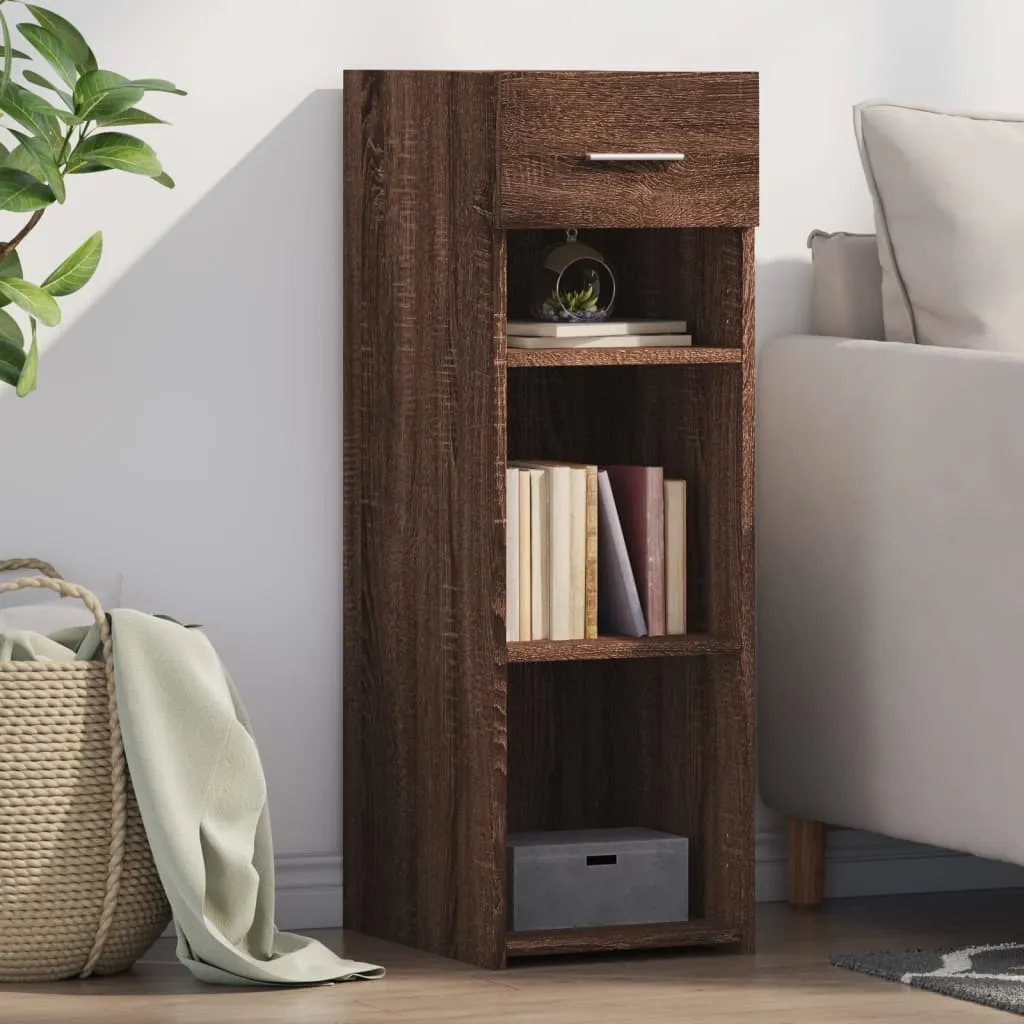 Mobile Credenza 30x42,5x93 cm Marrone Rovere - Qualità Möbel2025