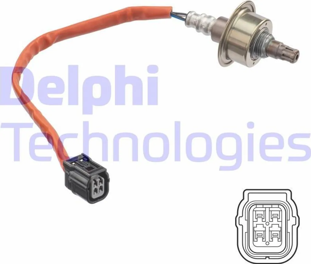 Capteur d'Oxygène Sonde Lambda Delphi pour Honda Civic et CR-V 1.8 L
