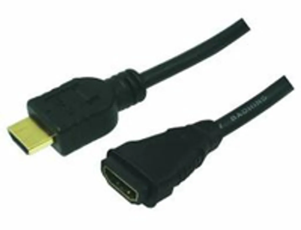 Prolunga LogiLink HDMI 1.4 High Speed 5m - Contatti Dorati Nero - 2