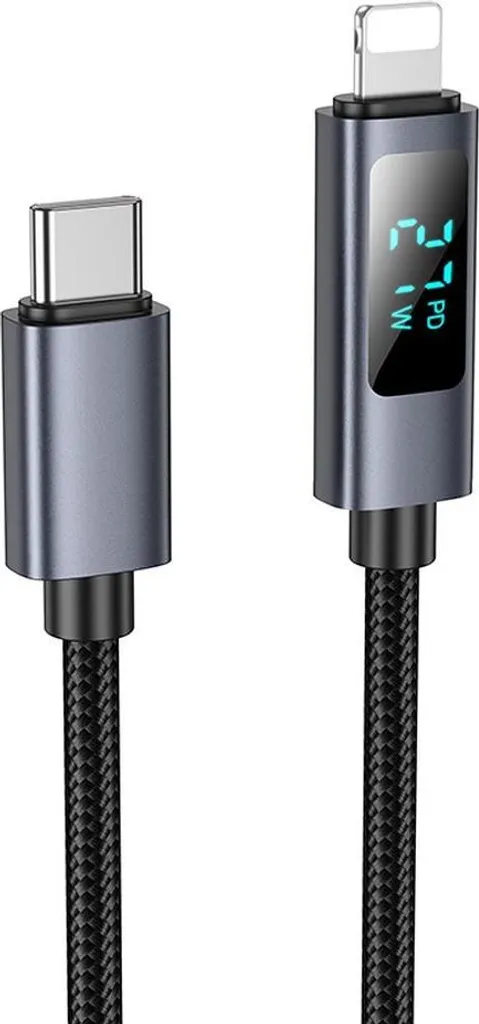 Hoco X112: Cavo Design per iPhone con Display Digitale e Ricarica 27W