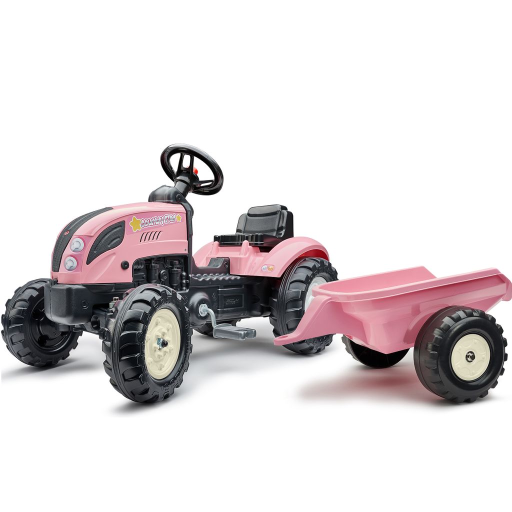 FALK Tractor Country Star Pink Pedal +