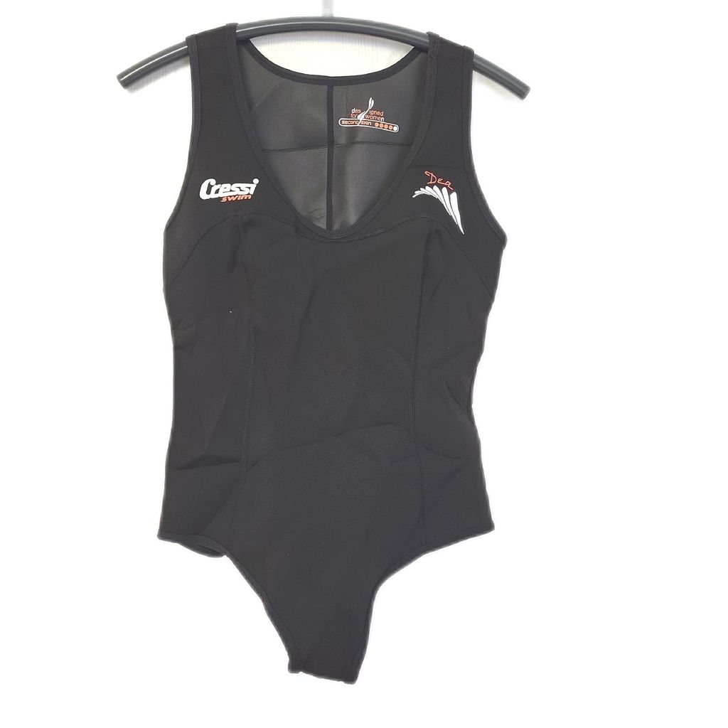 Cressi Badeanzug Schwimmbekleidung DEA Neopren 1mm Schwarz Damen Schwimmanzug