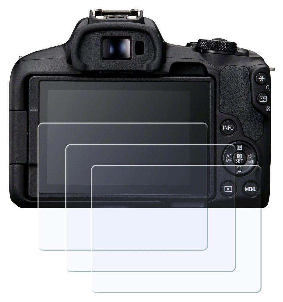 Display-Schutzglas für Canon EOS R50 V, R10, R100 – 0,3 mm 9H gehärtetes Glas 3 Stück