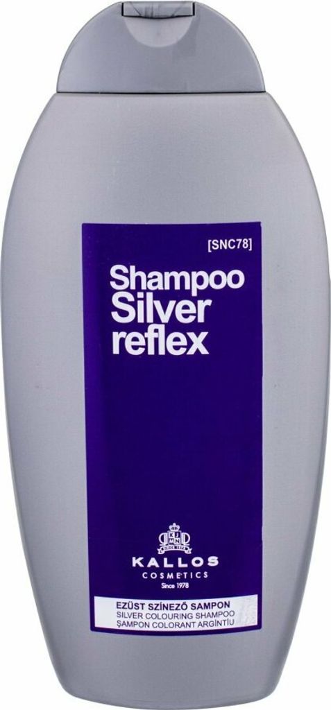 KALLOS SILVER REFLEX Szampon neutralizujący odcień włosów, Zdjęcie produktu 