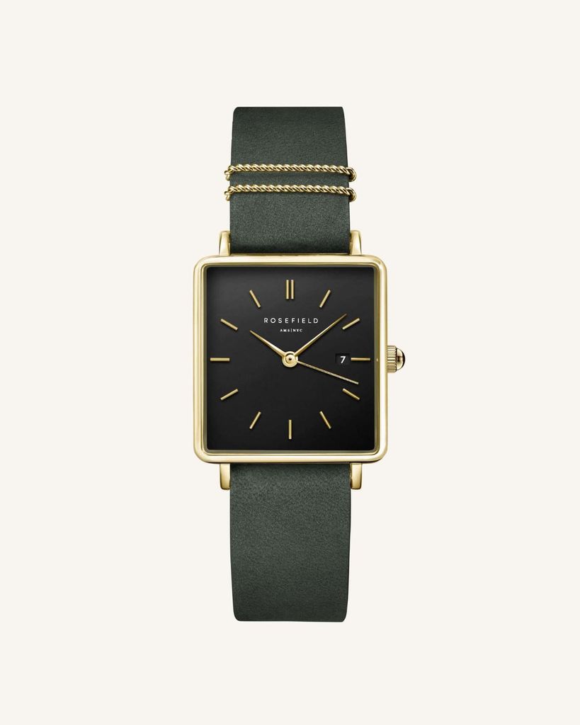 Rosefield QBFGG-Q031 The Boxy Damenuhr 26 mm 3ATM Obrázek produktu 
