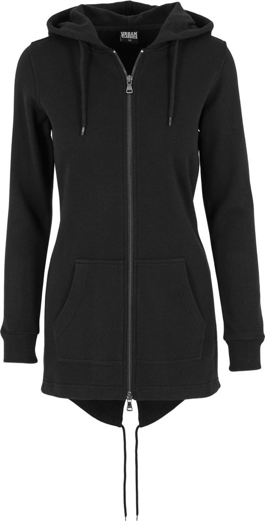 Urban Classics Kapuzenjacke Damen Ladies Sweat Parka schwarz 4XL