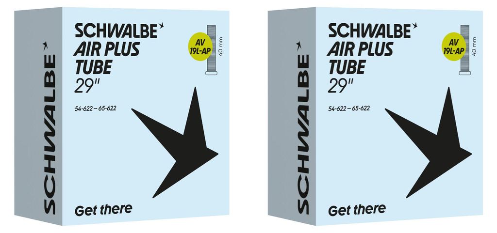 2x Schwalbe AV19L-AP Schlauch 29 Zoll (54/65-622) Air Plus Produktbild 