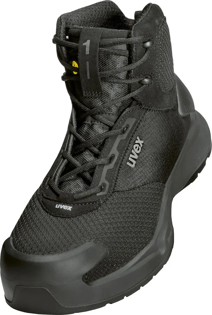Chaussures de sécurité Uvex 1 x-craft pour Adultes en Noir sans Motif