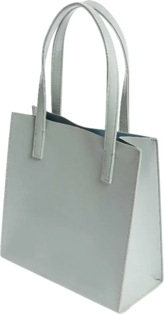 Ted Baker Crinion Crinkle Small Icon Bag - Sac à main Gris Vert Clair