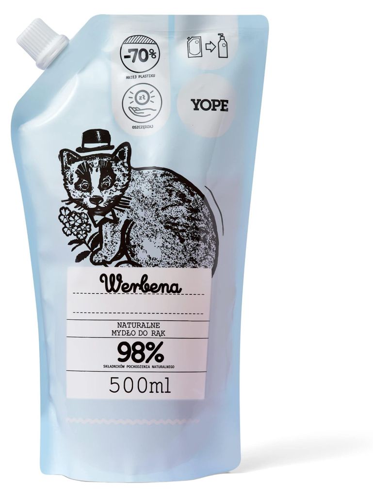 YOPE Savon liquide à la verveine Doypack 500ml Image du produit 