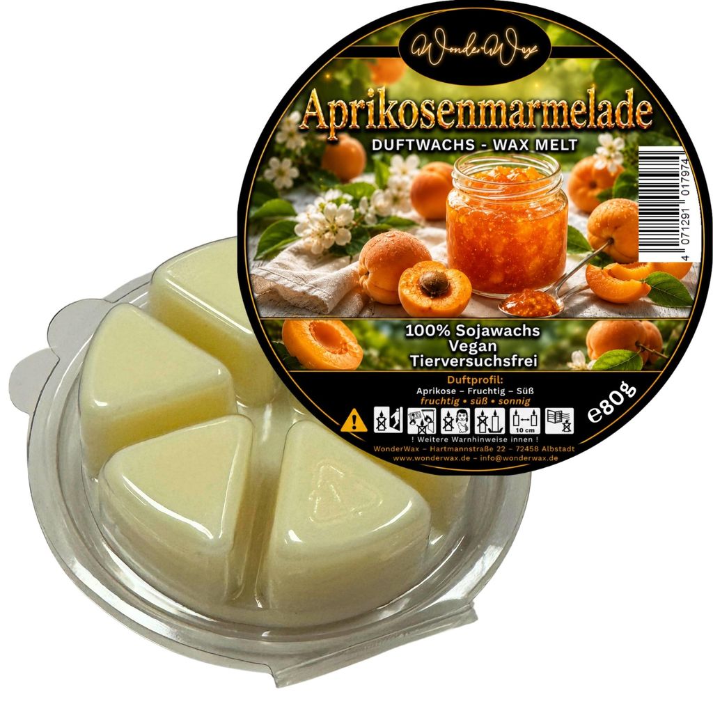WonderWax Duftwachs Wax Melts für Duftlampe, 6 Ecken Duftmelt Wachsmelt Sojawachs Duftwachs Kreis für Raumdüfte, Wachs Duftöl Winter Indoor Sch...
