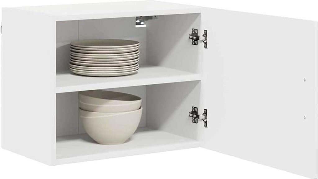 (Robust Möbel) Küchenschrank Kalmar 2 pcs - Montage erforderlich - Hochglanz Weiß 50 x 31 x 40cm - CL190250 - Küchenschränke