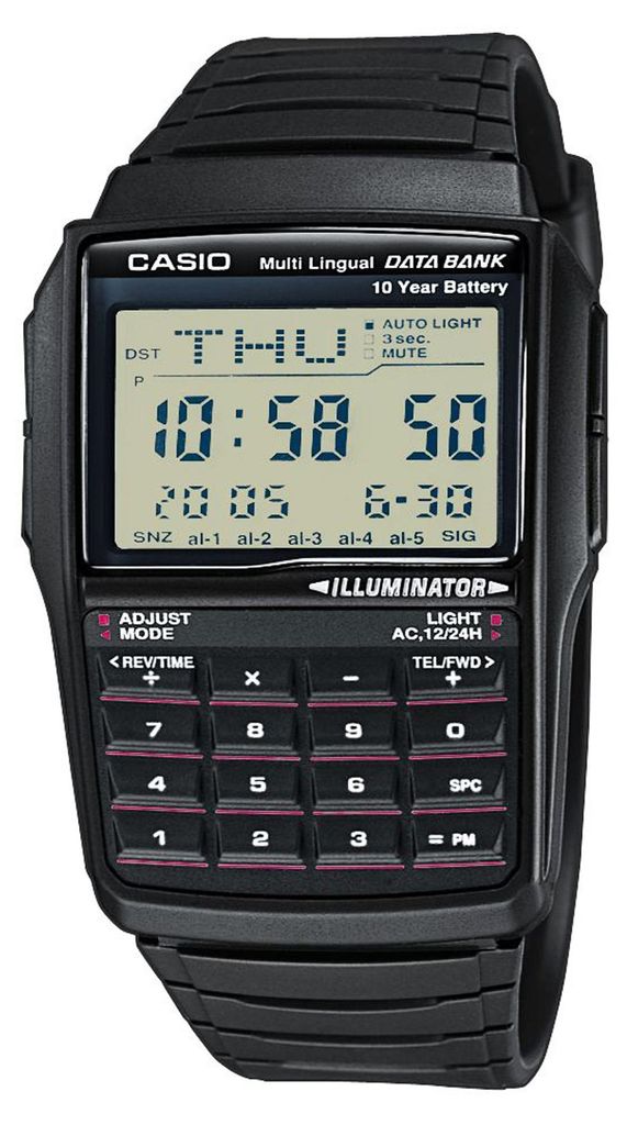 Pánské digitální hodinky Casio Data Bank DBC-32-1AEF Obrázek produktu 