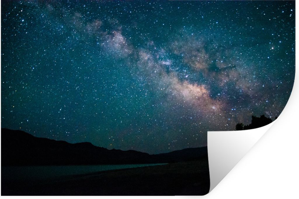 MuchoWow Wandtattoo Wandsticker Wandaufkleber Sterne - Planeten - Galaxie - Jungen - Mädchen - Kinder 120x80 cm Selbstklebend und Repositionierb...