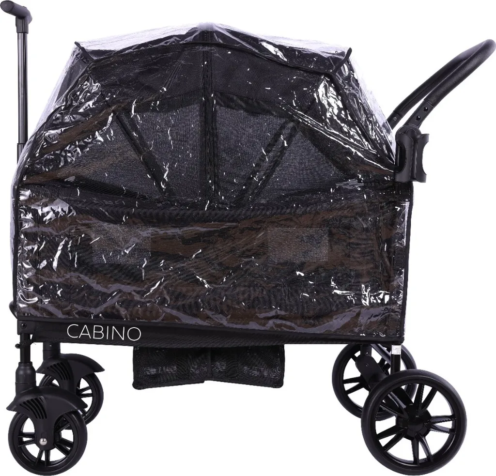 Housse de Pluie pour Chariot Cabino Bolderkar Waggie en PVC Imperméable Solide