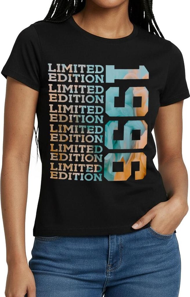 Spreadshirt 1996 Limited Edition Jahrgang Geburtstag | 30. Geburtstag Frauen T-Shirt, L, Schwarz