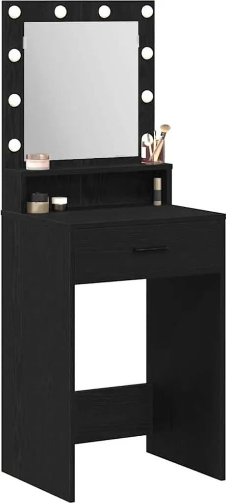 vidaXL Tavolino Toeletta Rovere Nero 50x41x135 cm | Scheda Tecnica