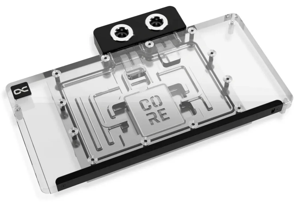 Waterblock transparent Alphacool Core RX 9070 XT Nitro+ avec finitions - 2