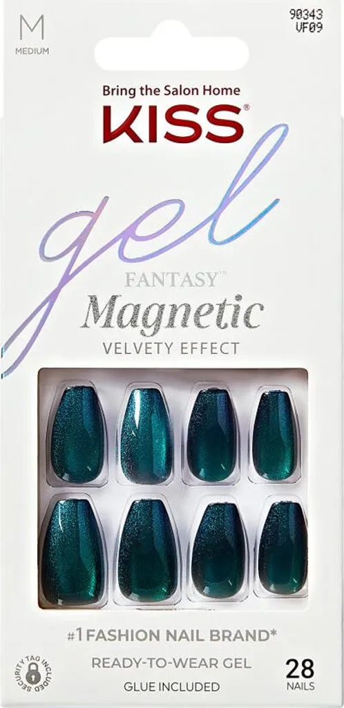 Ongles en gel magnétiques Chameleon pour une manucure de soirée - 28 pcs
