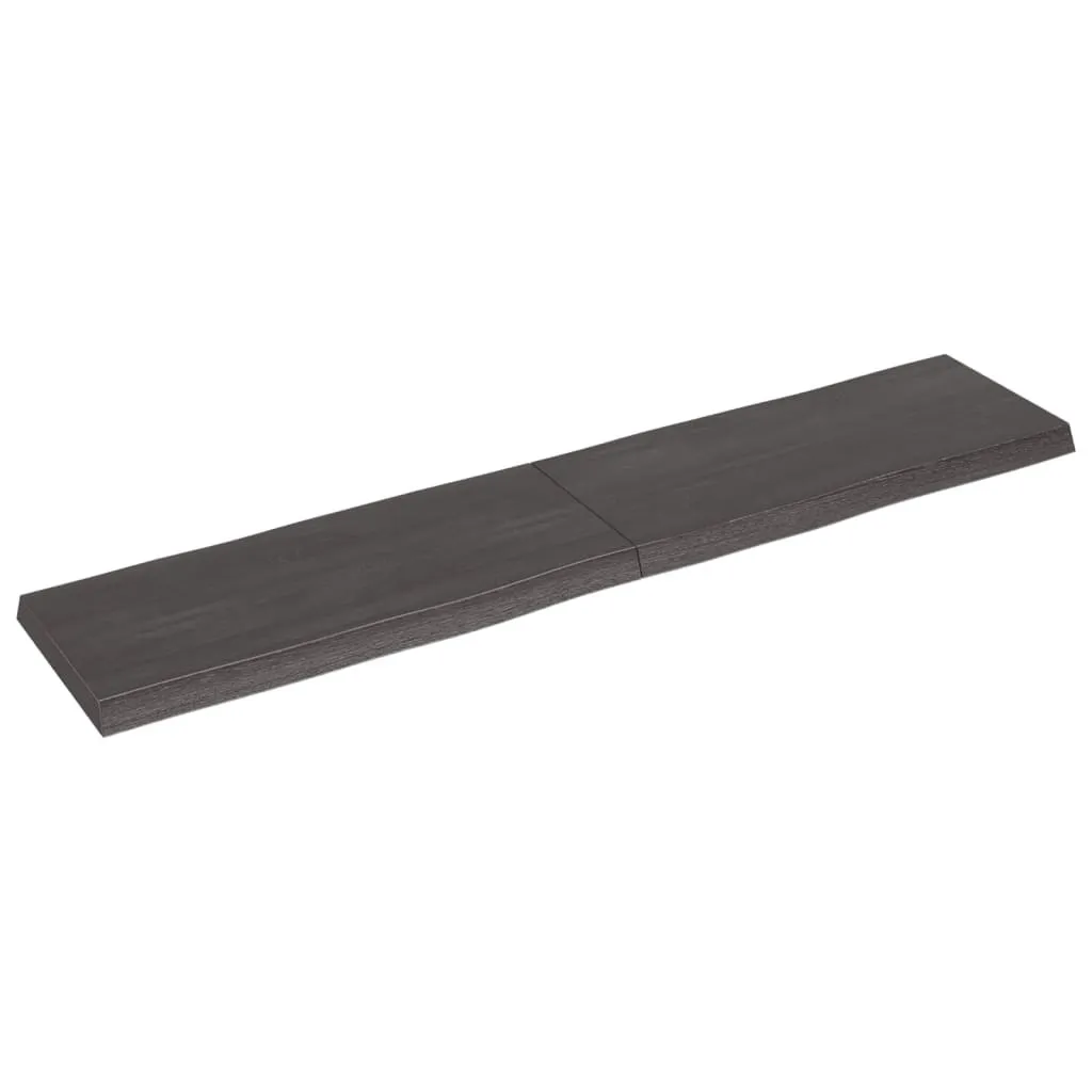 Piano in Legno Rovere Massiccio 180x40 cm SYFAX - Top DIY Marrone