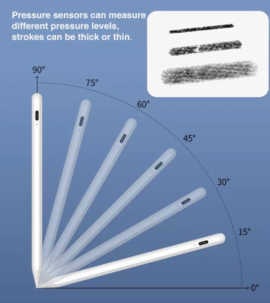 Linbsunne 18 Penne Gel Nere 2-in-1 Con Stilo Per Touch Screen - Punta 1,0 Mm, Design Elegante - 5