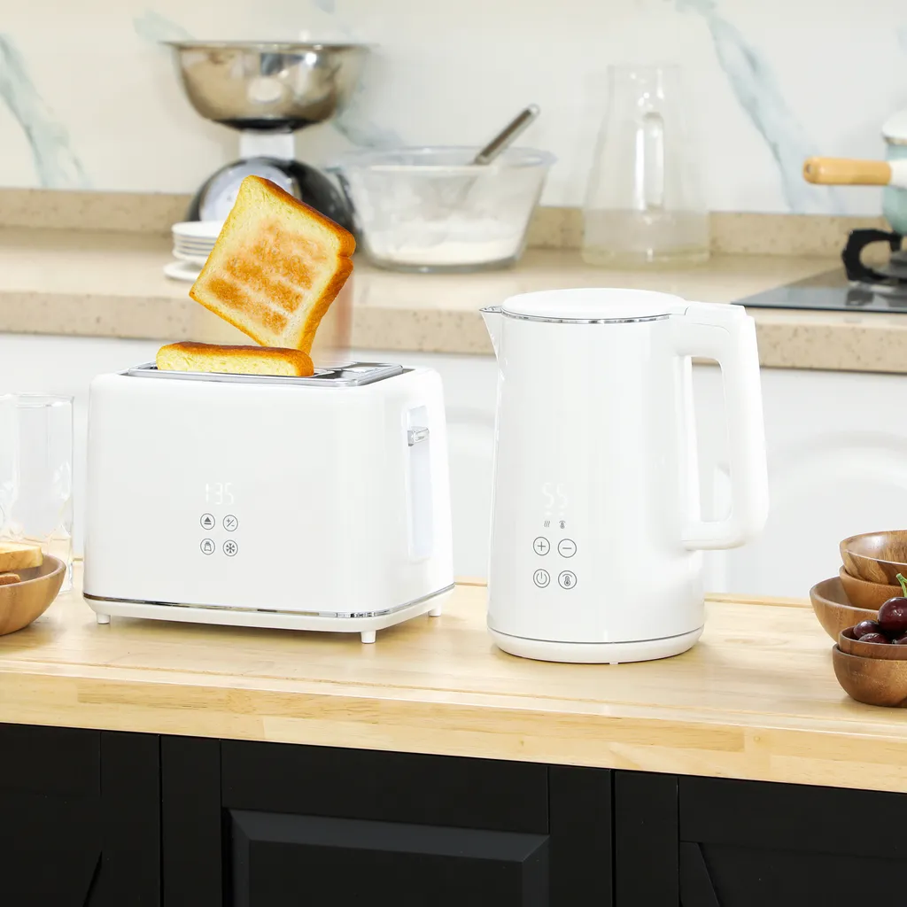 Pack Petit-Déjeuner Bouilloire Rapide et Grille-pain Polyvalent - 2