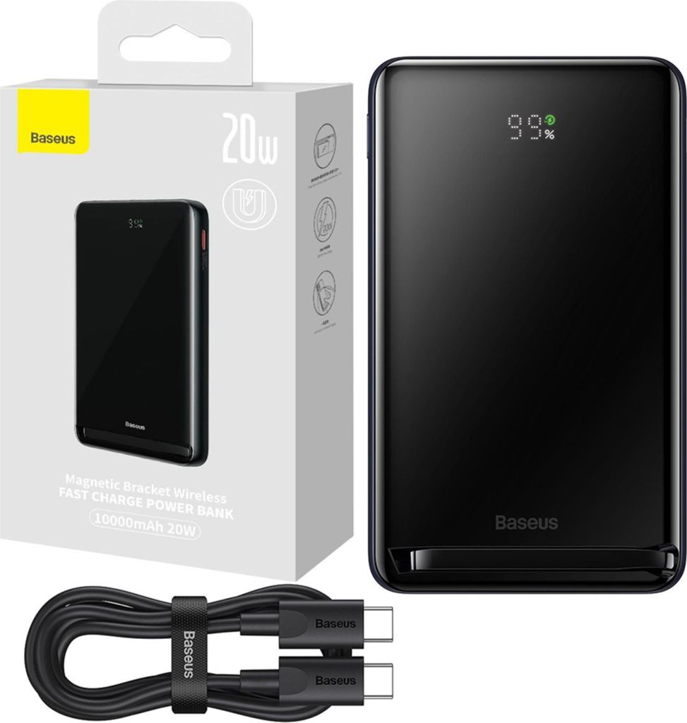Powerbank Baseus Supporto magnetico 10000Mah 20W con Immagine del prodotto 