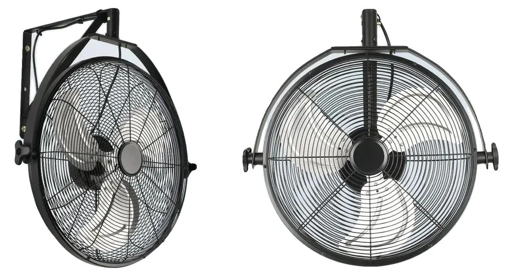 Ventilateur mural LED 40 cm 6 vitesses avec variateur RC série V-40