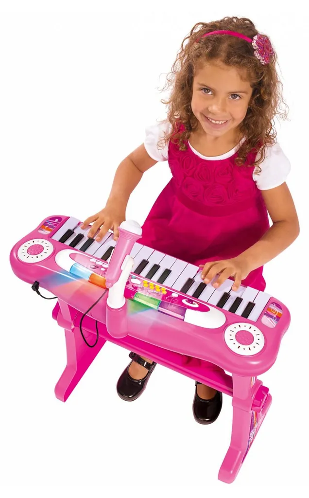 Simba Standkeyboard pour enfants : Clavier électronique avec micro intégré - 7