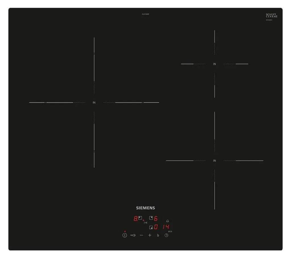 Table Induction Siemens EU611BJB5E 60cm : Cuisson Rapide sans Brûlure