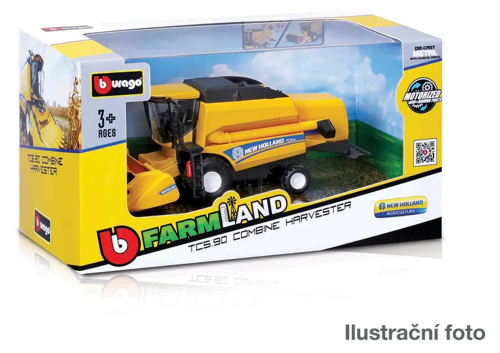 Moissonneuse New Holland TC5.90 Bburago : Un Jouet Agricole Durable