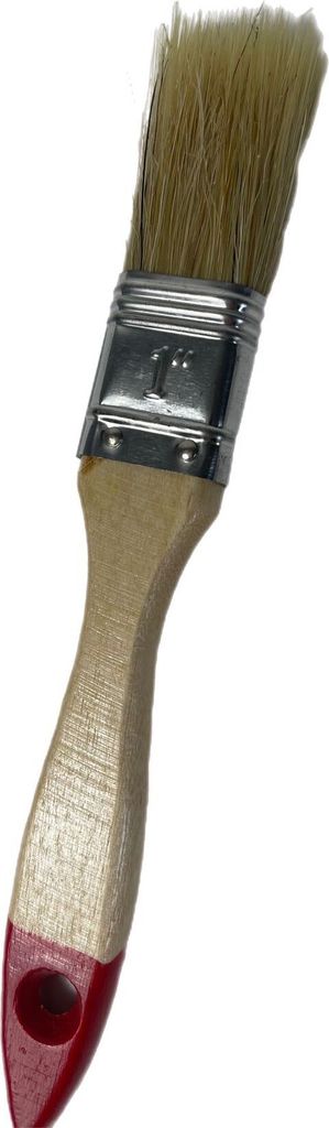 6x Flachpinsel Chinaborste 25 mm Lackierpinsel Lasuren Maler Pinsel