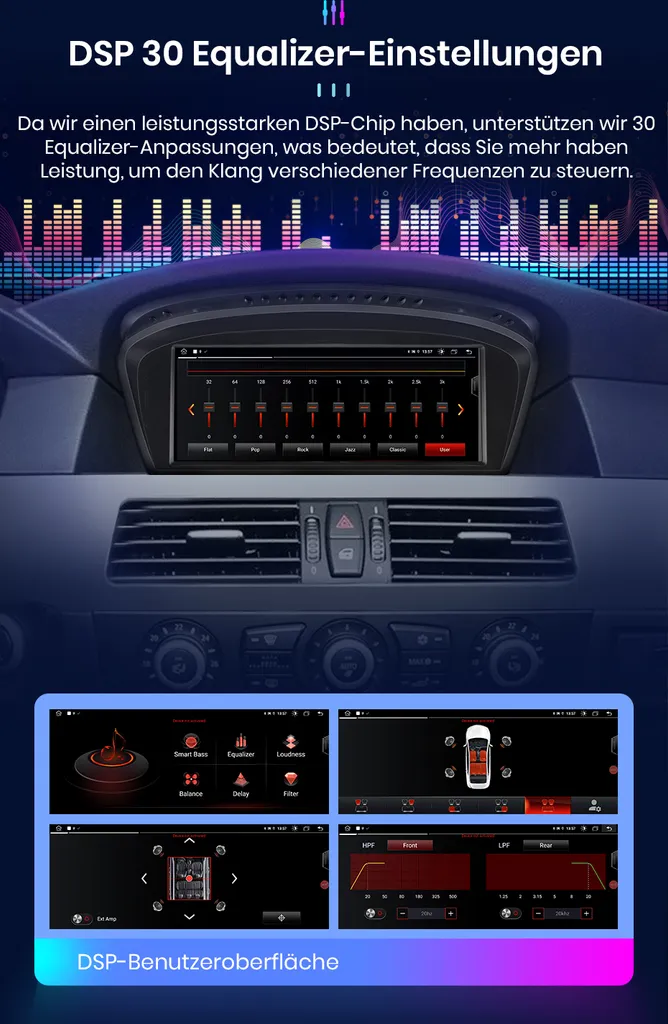 Autoradio Android Auto BMW Série 5 E90 E91 CCC avec Écran Tactile 8.8" - 12