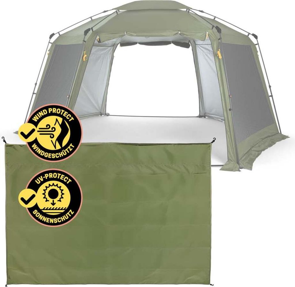 Where Tomorrow Seitenwand für Pop up Pavillon 1x - UV- & Regenschutz - Camping