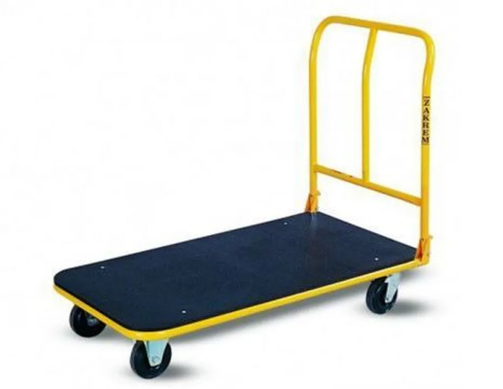 Chariot de manutention industriel 300 kg avec plateau 100x60 cm WRN2