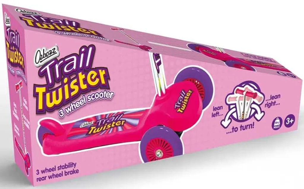 Trottinette Step Trail Twist Rose pour Jouer Dehors et se Dépenser