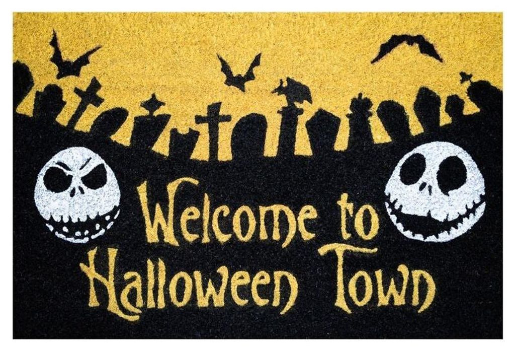 Fußmatte „Nightmare Before Christmas - Halloween Town“, 45,7 x 76,2 cm