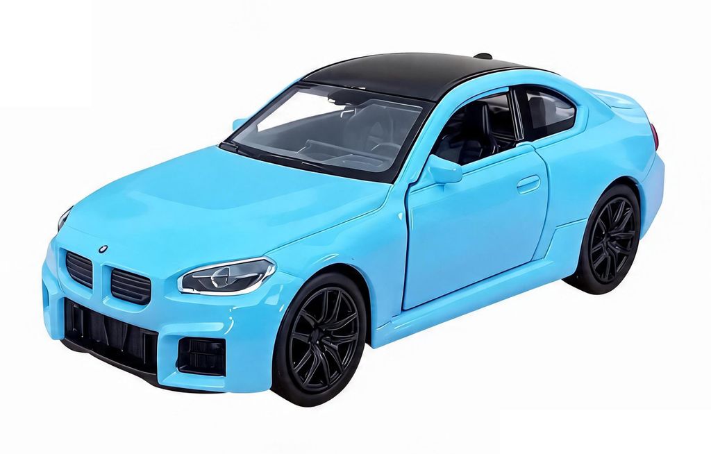 BMW M2 2023 Modellauto aus Metall mit Rückzug Modell Auto Produktbild 