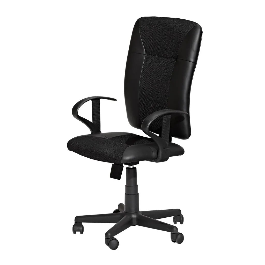 Fauteuil de bureau KING noir K85 - Siège pivotant ergonomique confort