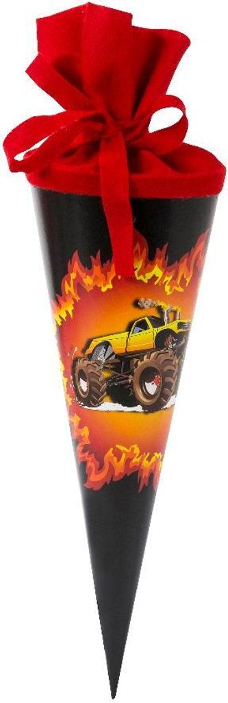 Goldbuch Geschwistertüte Monstertruck 35 cm Schultüte gold