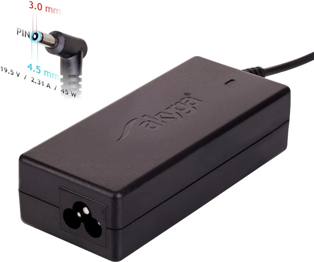 Alimentatore Notebook Dell Akyga AK-ND-68 45W - Energia per il Lavoro