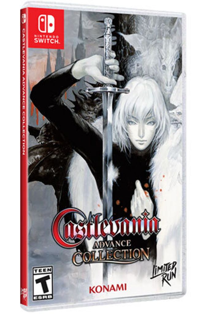 Castlevania Advance Coll. Spiel für Nintendo Switch US Aria Cover Limited Run Aria of Sorrow Cover
