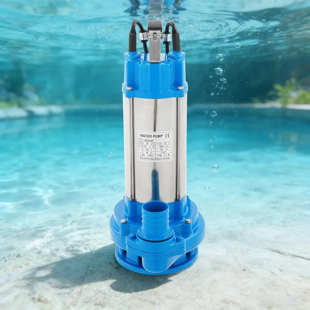 Pompe à eaux usées électrique de type submersible pour drainage noir