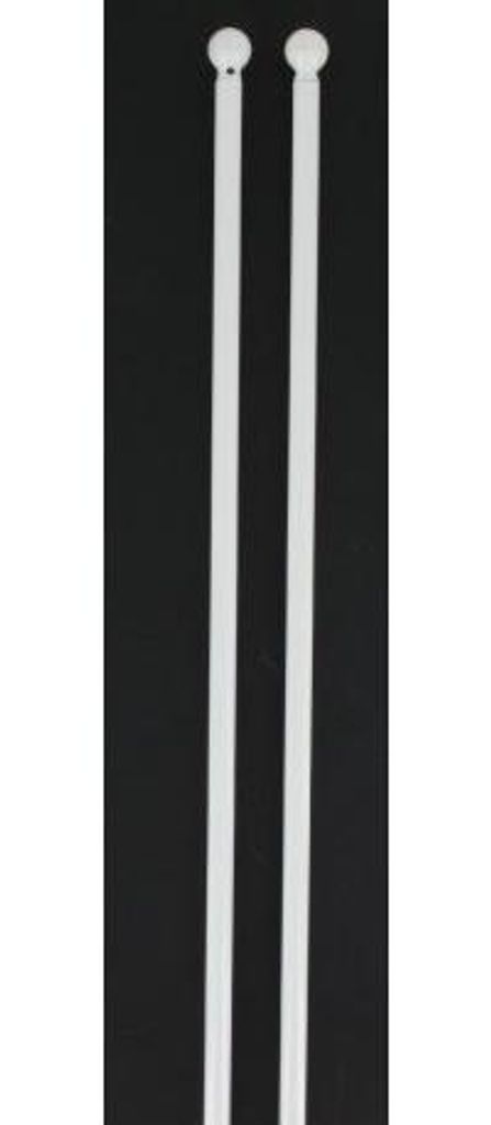 Essentiel runde Glasstange weiß 40-60 cm - Essentiel