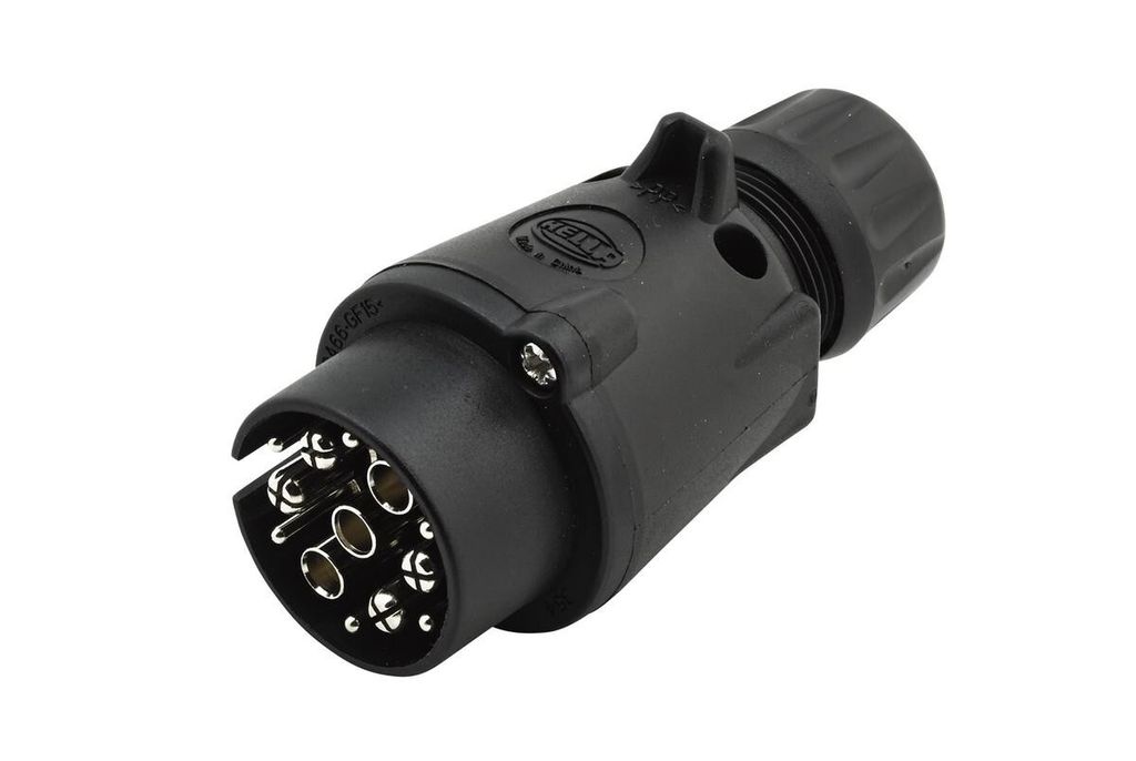 Stecker Schraubkontakt 12 V 7-polig HELLA universell für Produktbild 