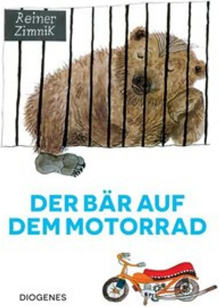 Cadeau Original Motard - Figurine Ours Der Bär auf dem Motorrad Durable