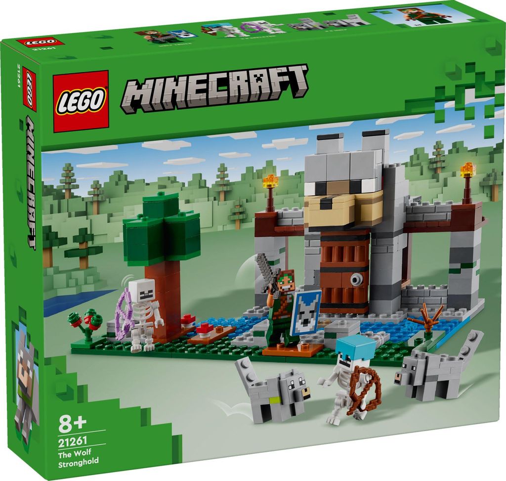 LEGO Minecraft 21261 Die Wolfsfestung
